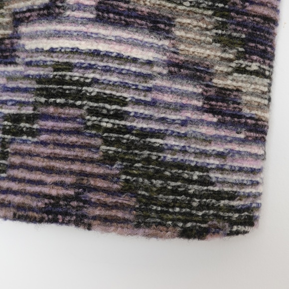 Cocoon Knit Coat Jacket 65% Wool Italy M/L - Picture 3 of 12